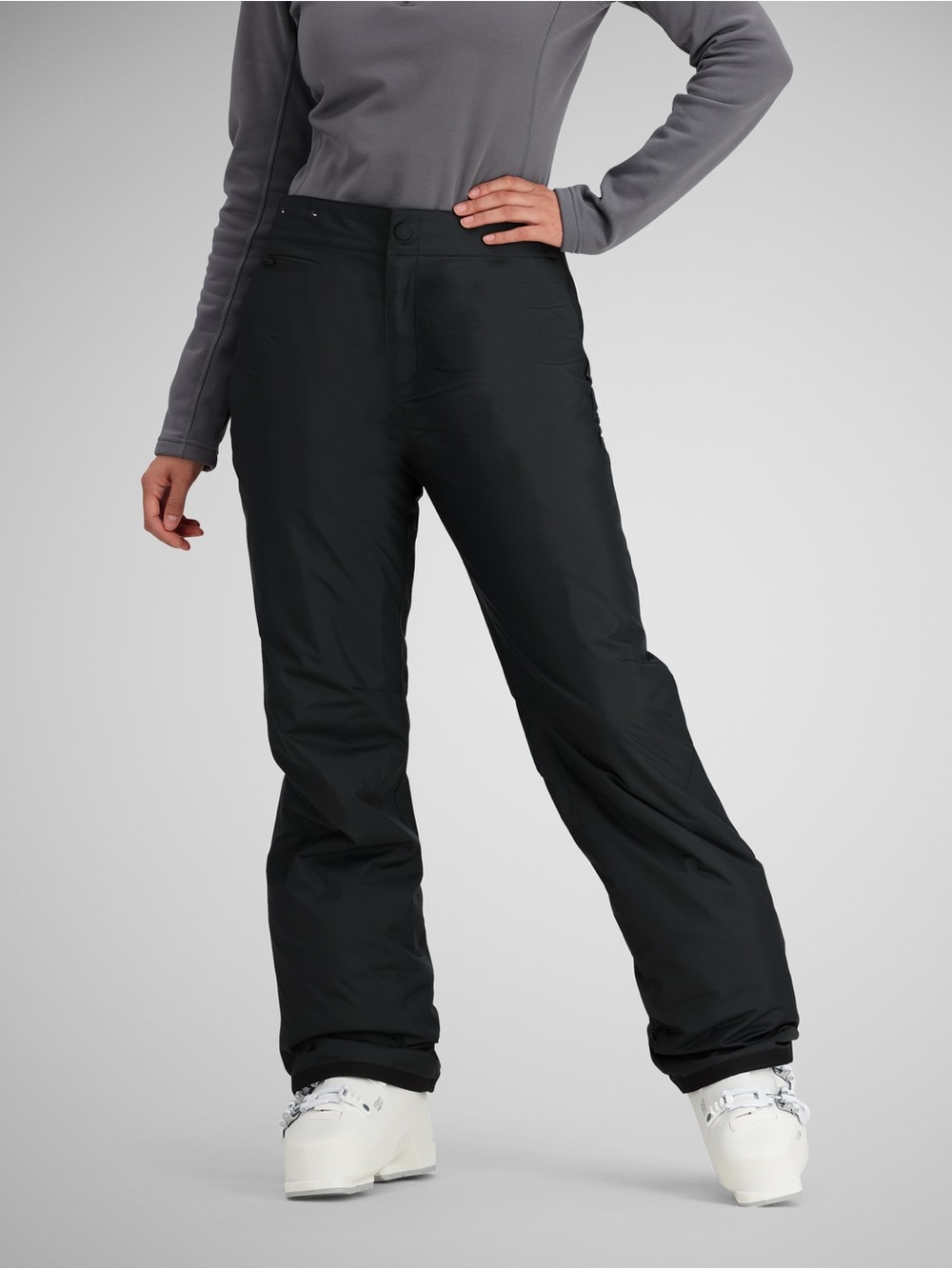 Obermeyer Sugarbush Women's Black Insulated Ski Pants in Plus size/ Petite